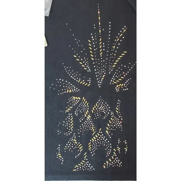 NWT TOMMY BAHAMA Polished Pineapple Merino Wool Cashmere Sweater Women's Medium - Picture 6 of 10